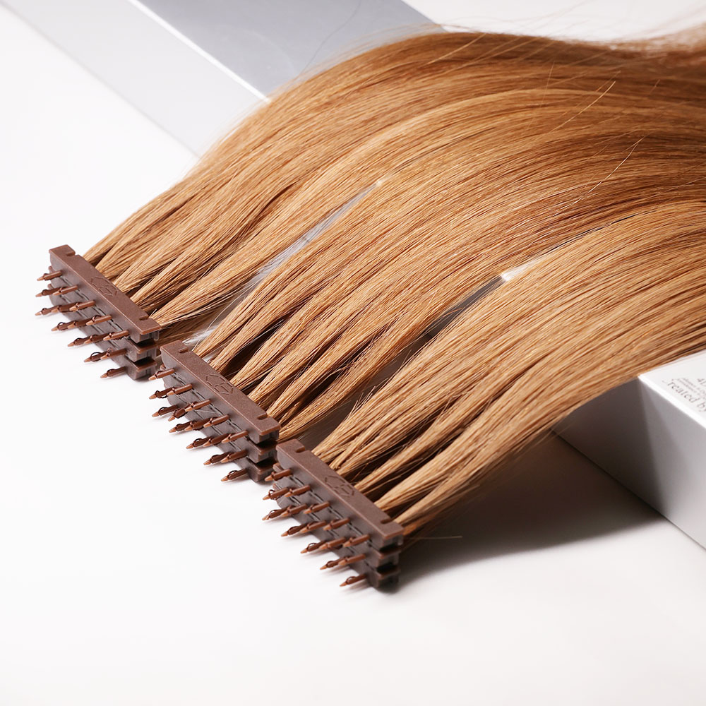 Extensions cheveux 6D, 3ième génération, 100g couleur N27